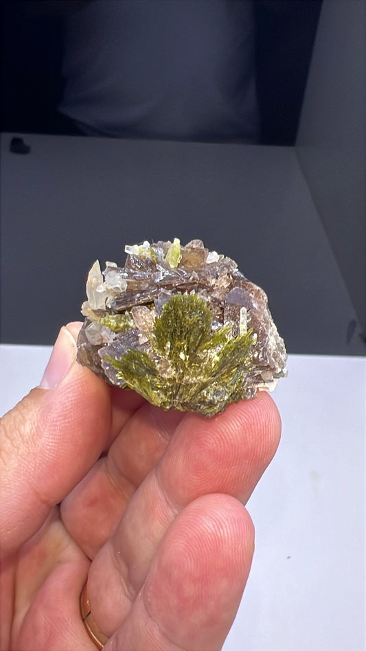 Axinite with Epidote Specimen