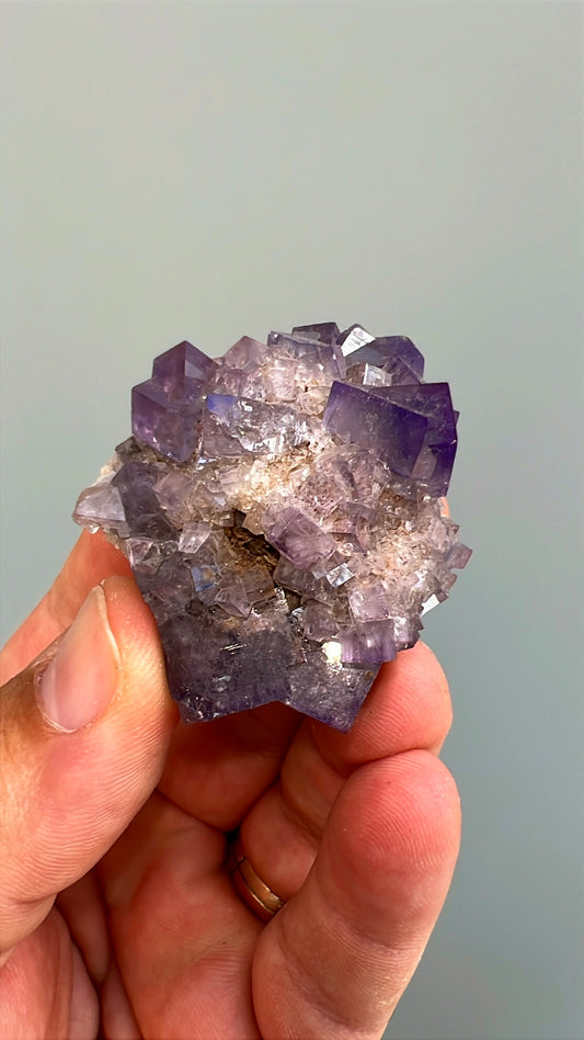 Color Change Green-Purple Fluorite Crystal Lot