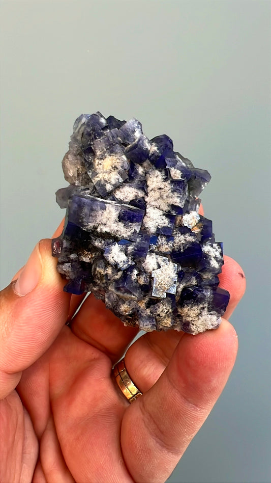 Color Change Green-Purple Fluorite Crystal Lot