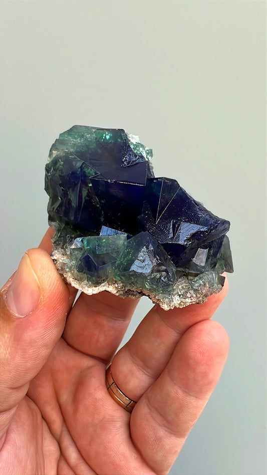 Color Change Green-Purple Fluorite Crystal Lot