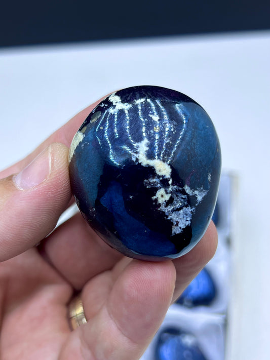 Top Quality Blue Purple Covellite Crystal Lot-8 Pieces