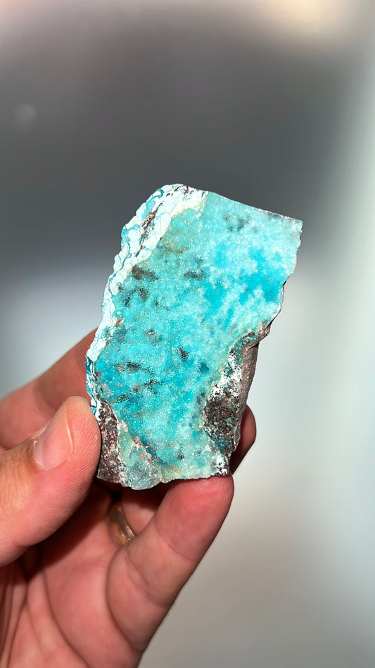 Druzy Blue Chrysocolla Lot-9 pieces