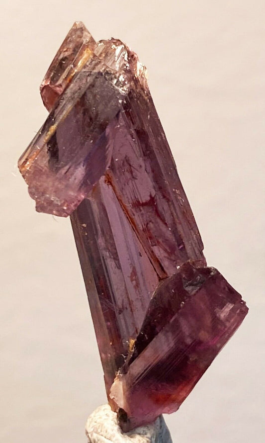 Rarest Piece ! Red Orange, V Shaped, Color Change Csarite Diaspore Specimen