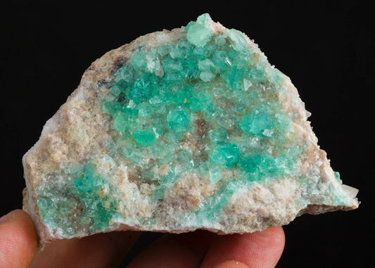 Super Color! Blue-Green Fluorite Crystal