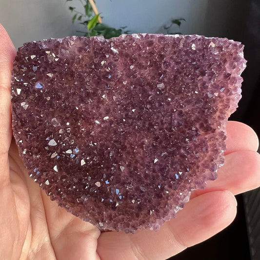 Amazing Color and Full Crystallized Piece!Purple Amethyst Mineral Specimen
