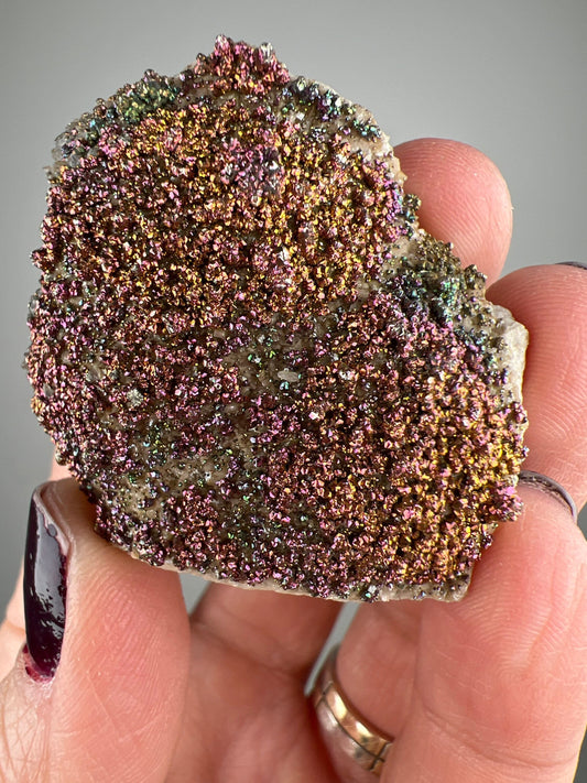 Rainbow Colors! Chalcopyrite Mineral Specimen from Kosovo