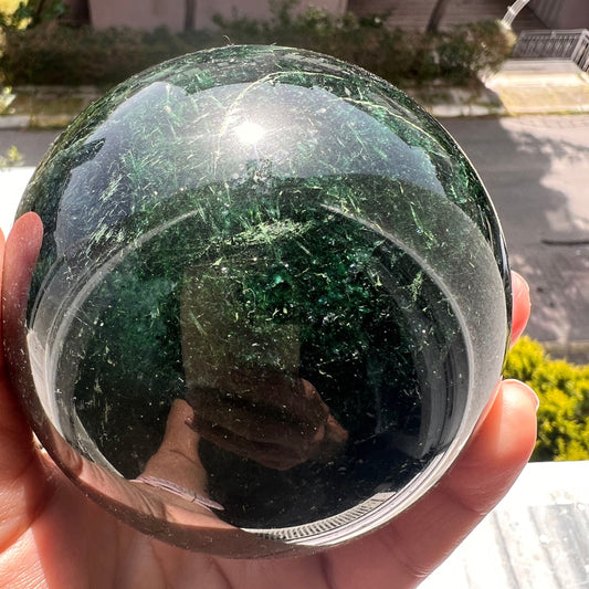 Green fuchsite Sphere-88 MM