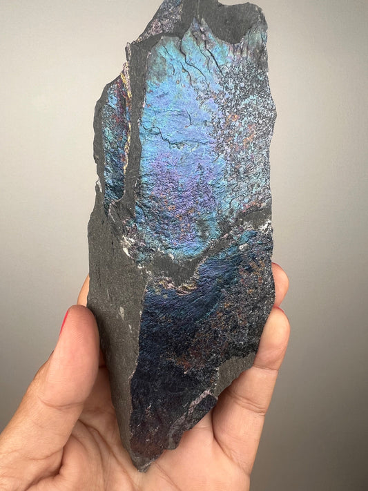 Amazing Rainbow Color Bornite Mineral Specimen from Poland