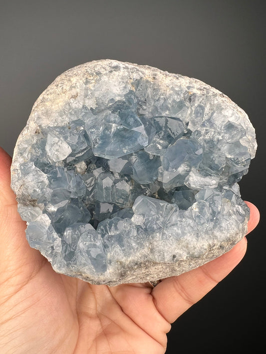 Sky Blue Celestite (Celestine) with Gemmy Crystals