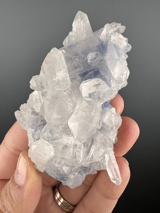 Mental Clarity! Dumortierite Quartz Crystal