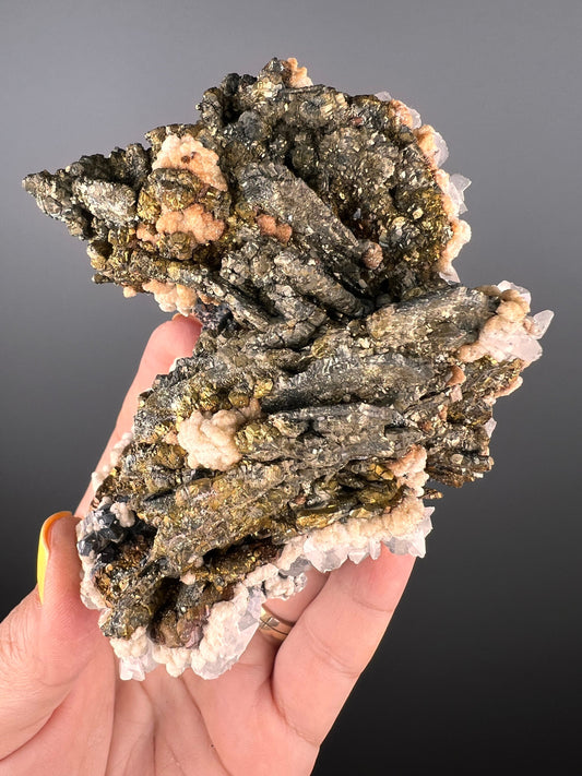 Amazing Piece! Pyrrhotite, Boulangerite and Sphalerite Mineral from Kosovo