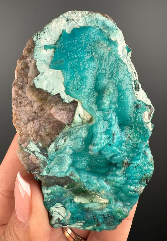 Calm Your Mind! Chrysocolla Crystal Specimen
