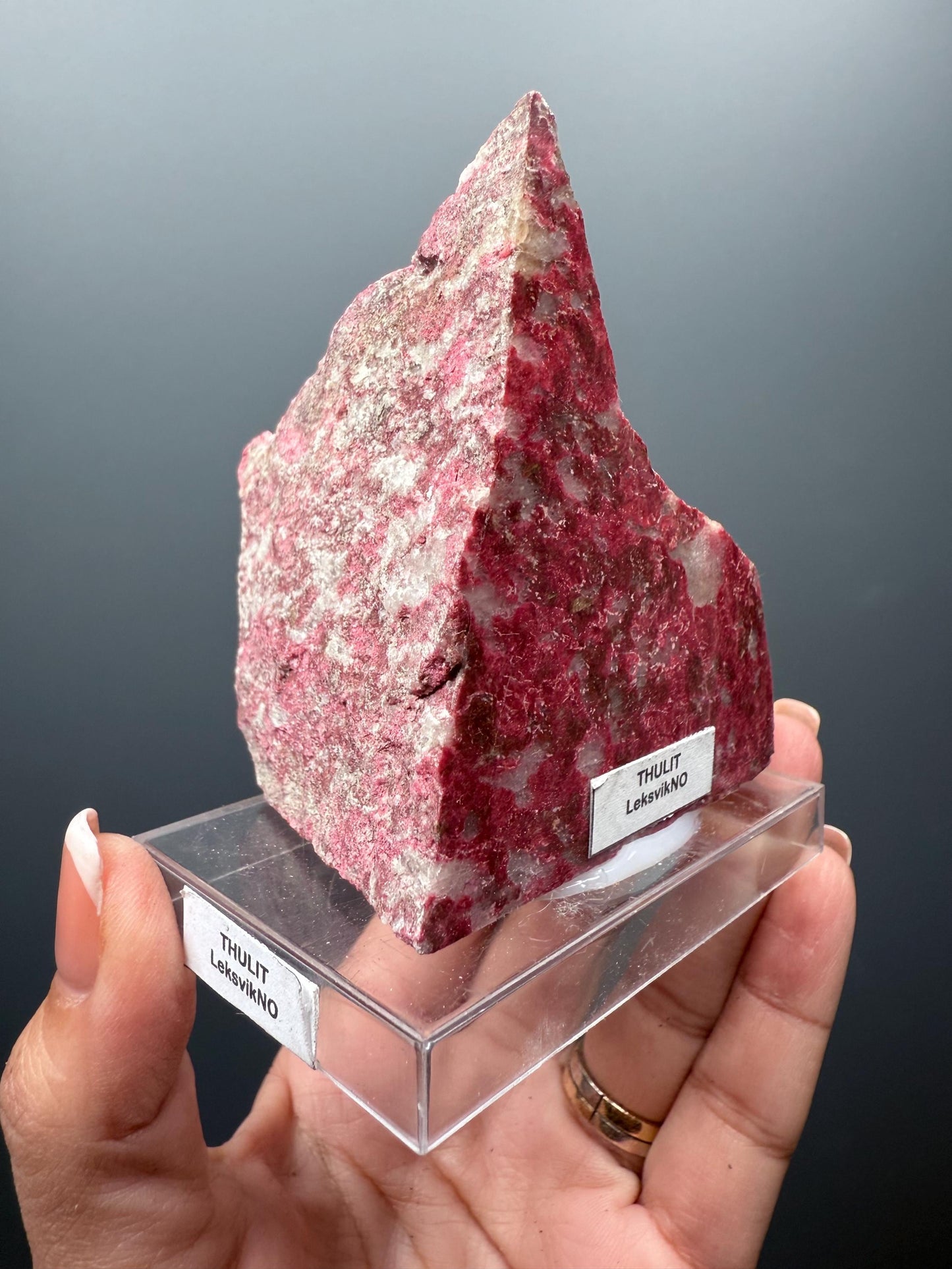 Amazing Pink Color ! Thulite Crystal