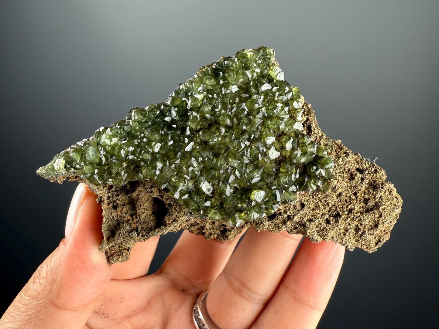Rare! Green Ludlamite Crystal Mineral Specimen