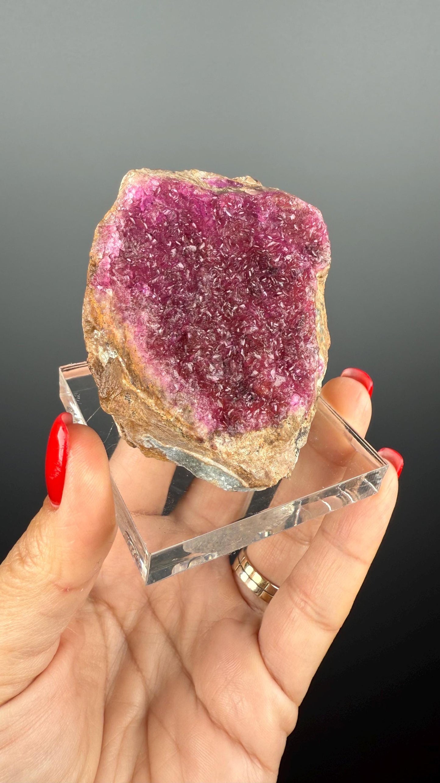 Pink Barite Crystal Specimen