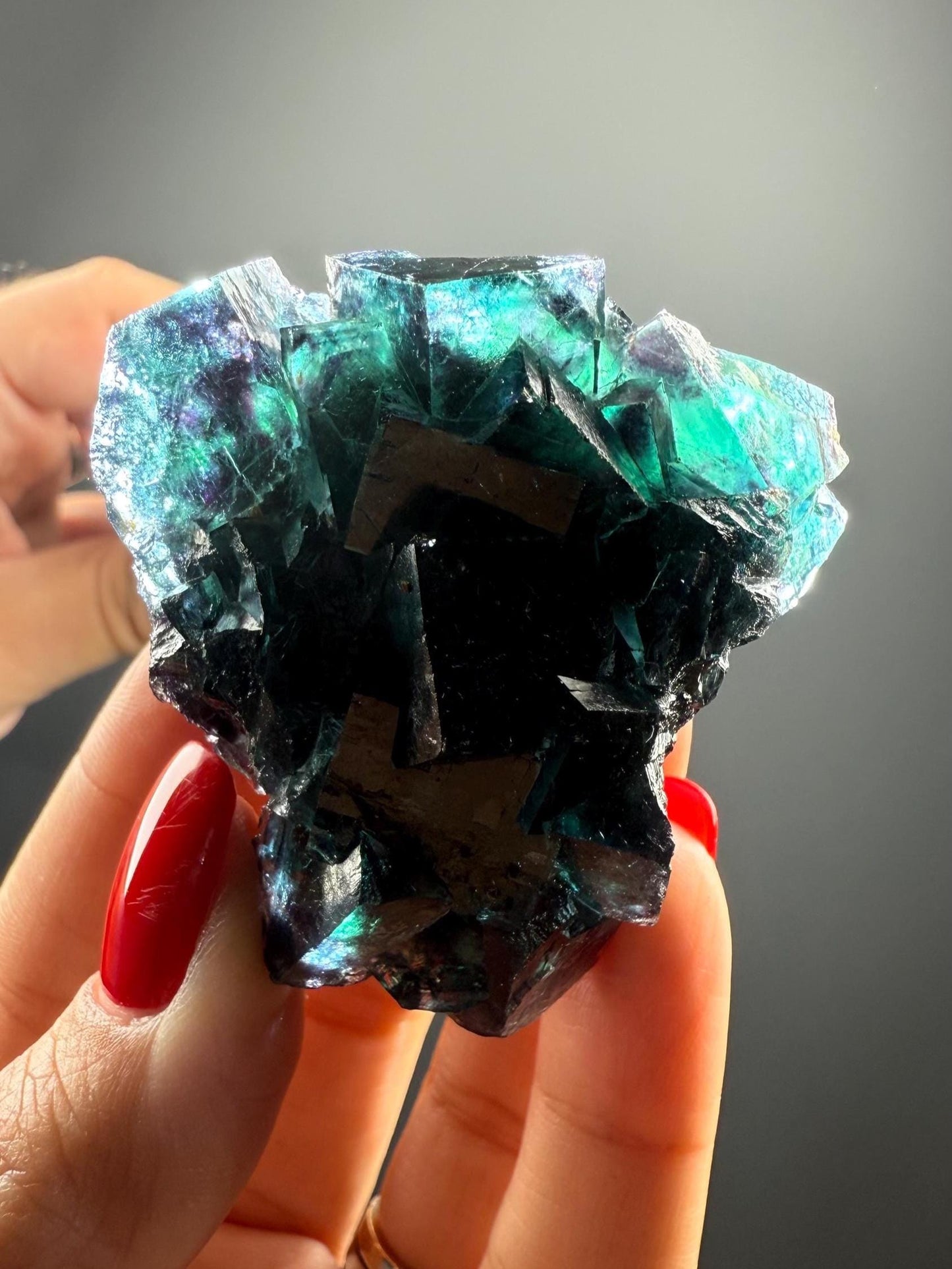 Blue Okorusu Fluorite from Namibia, New Find'2025