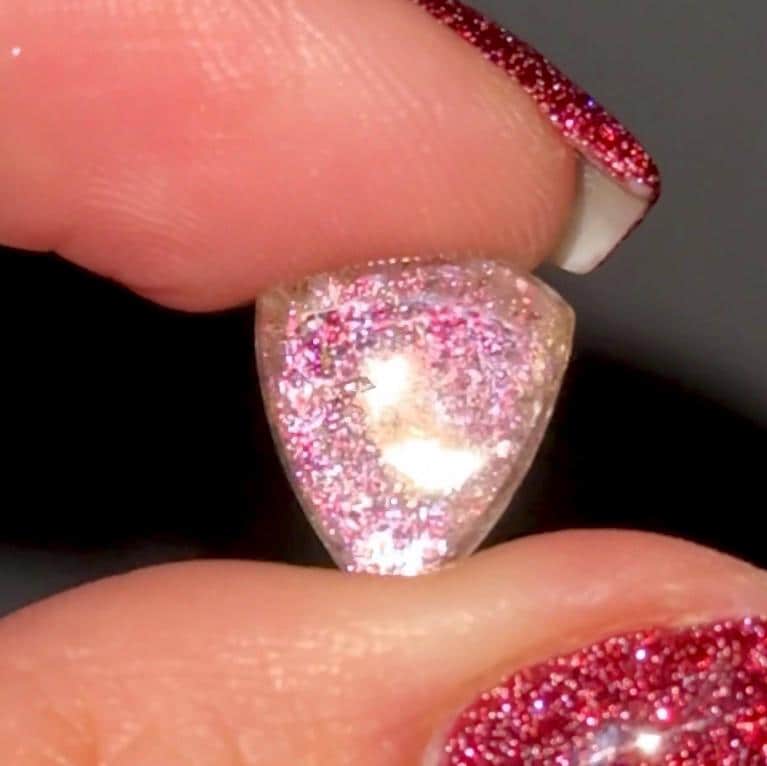 Covellite in Quartz from Brazil