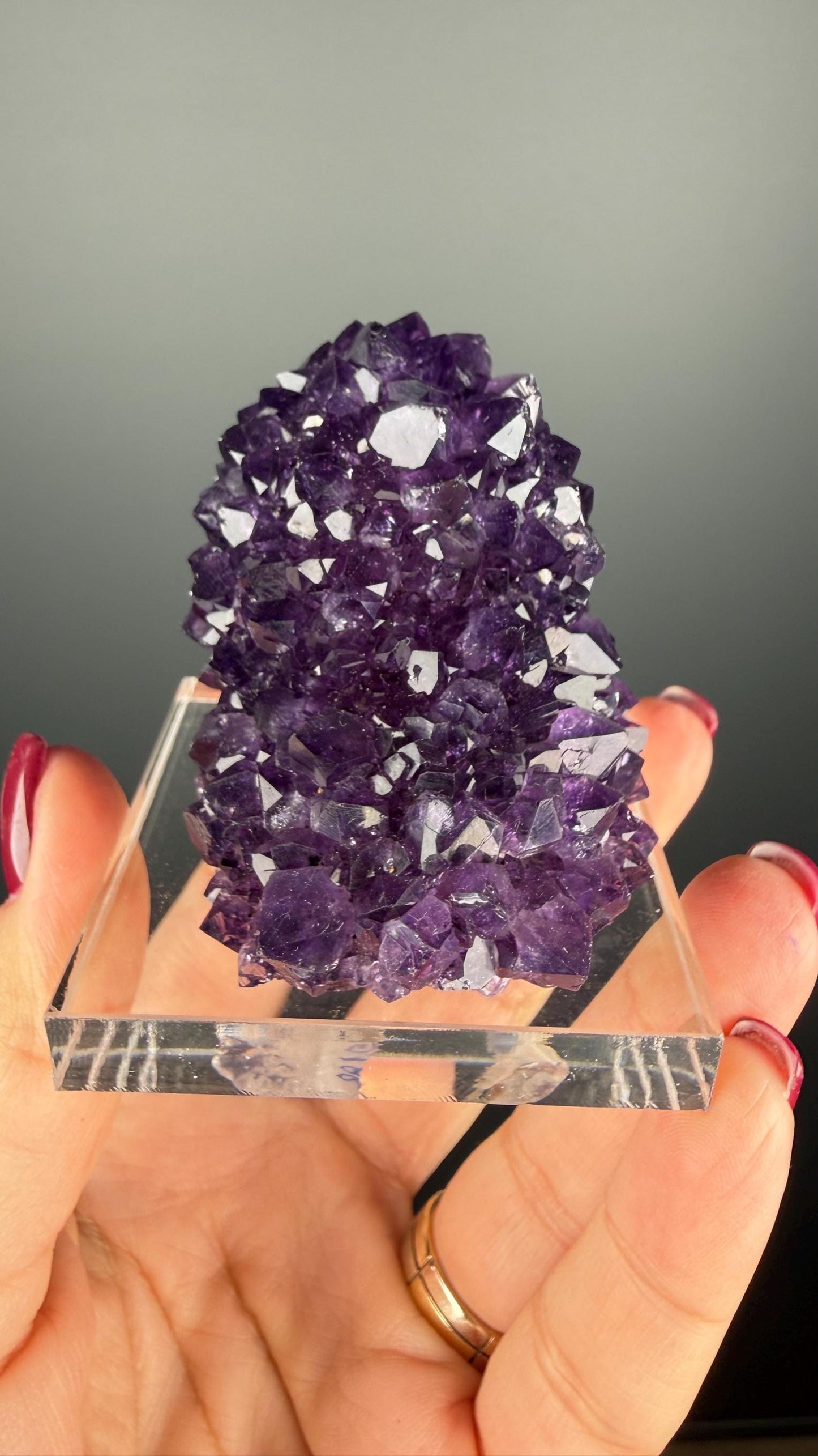 Purple Amethyst Specimen: Rich Color and Crystals from Uruguay