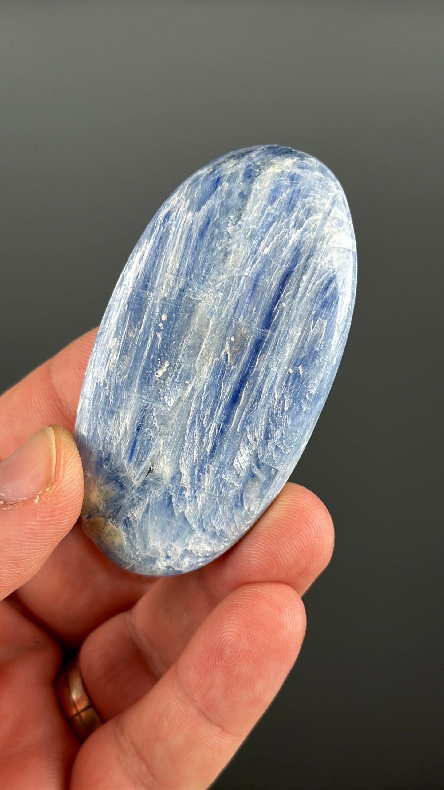 Blue Kyanite Crystal Palm Stone Lot