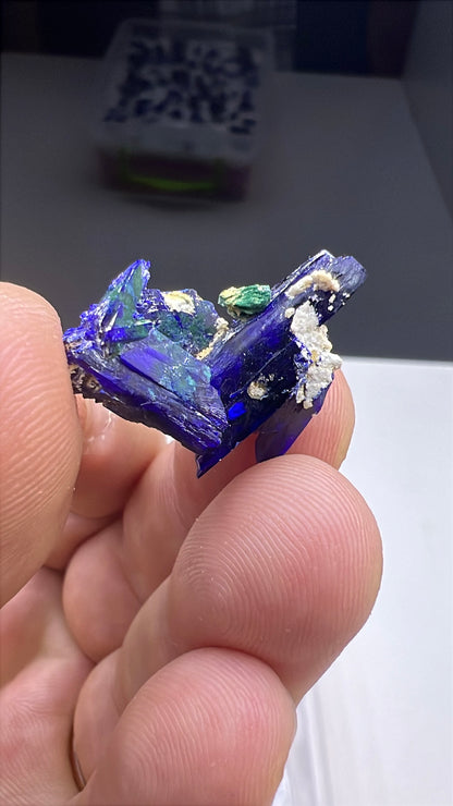 Blue Azurite Crystal  Specimen Lot 60-70 Pieces