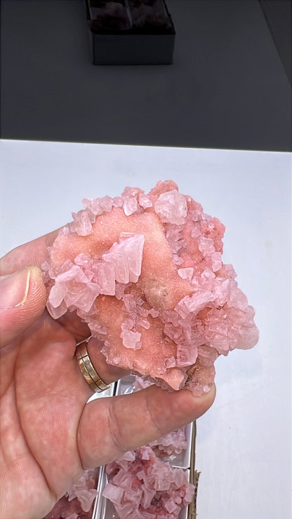 Pink Halite Crystal - 8 Pieces Lot