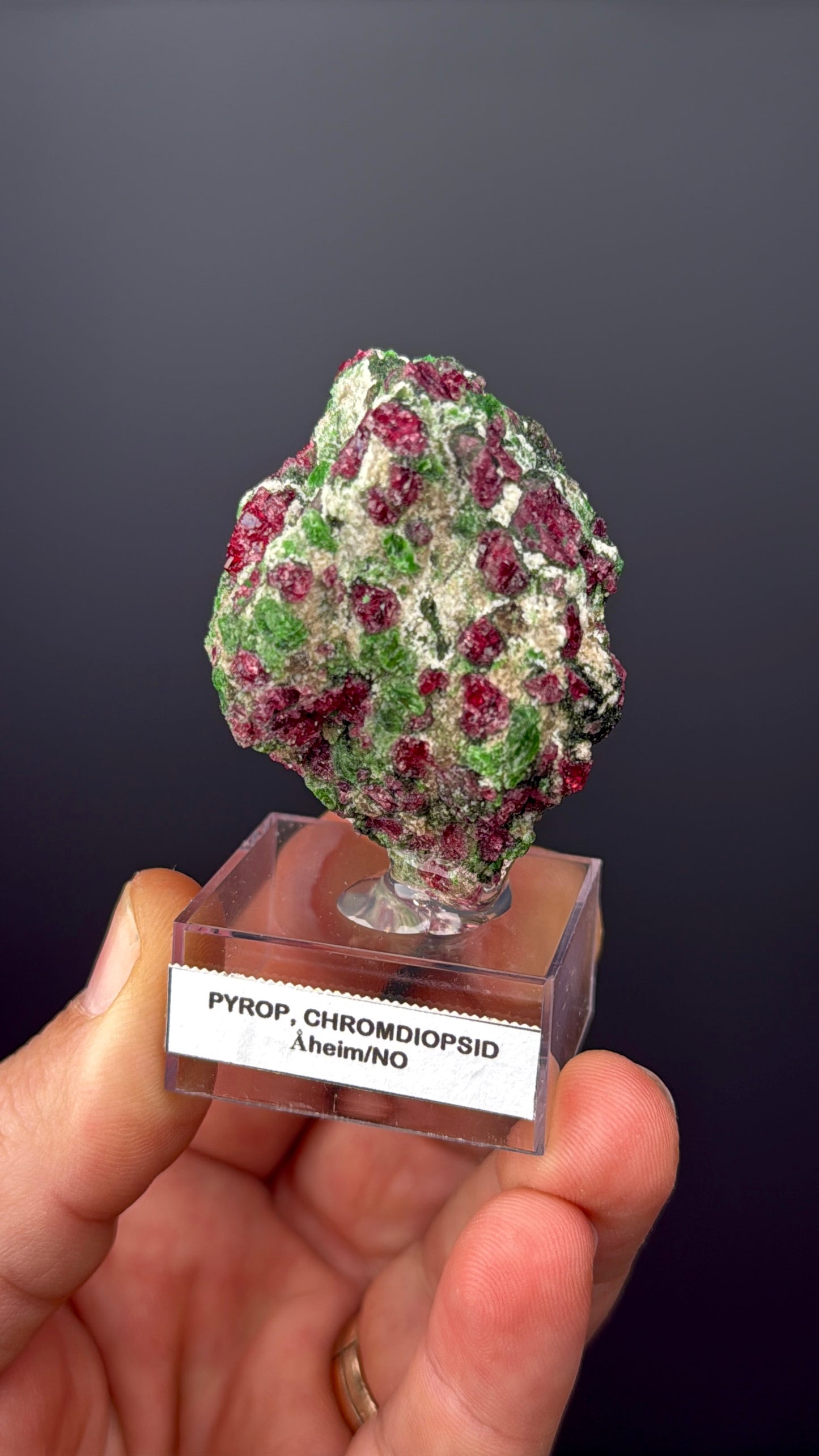 Pyrope Garnet with Chrom Diopsite Specimen Lot