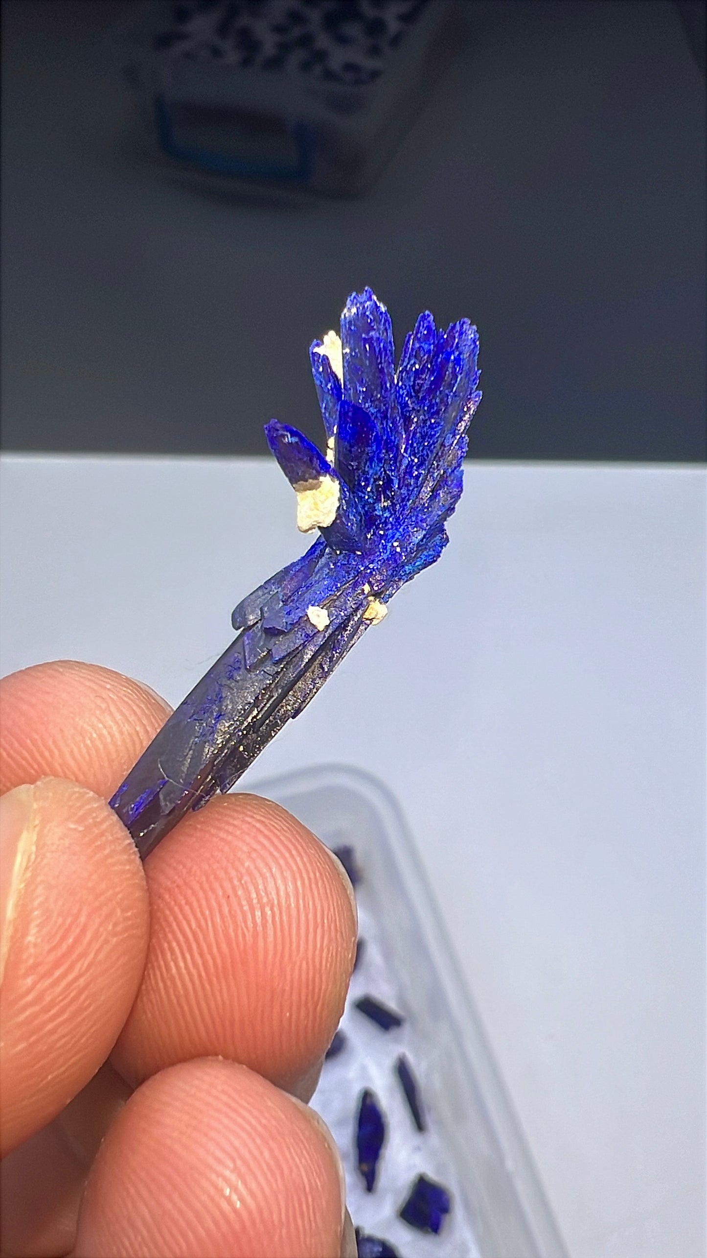 Blue Azurite Crystal  Specimen Lot 60-70 Pieces