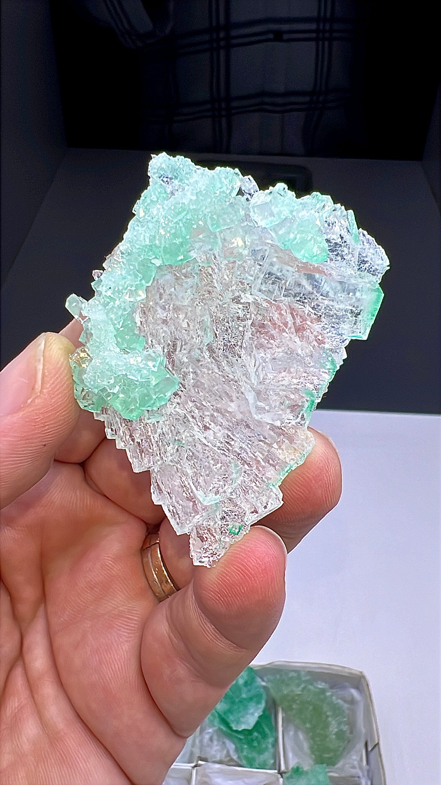 Green Halite Crystal Lot