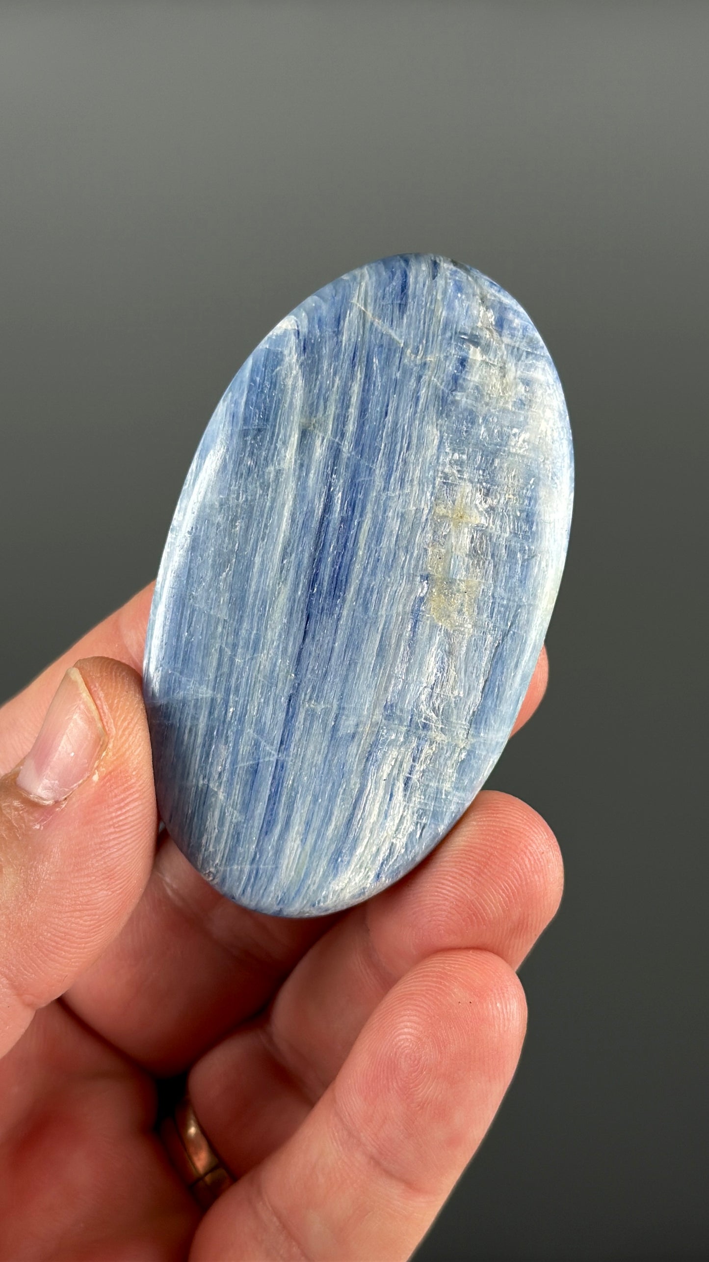 Blue Kyanite Crystal Palm Stone Lot