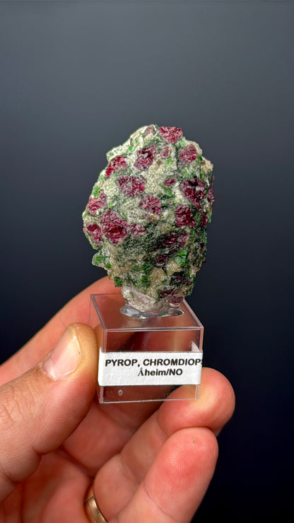 Pyrope Garnet with Chrom Diopsite Specimen Lot