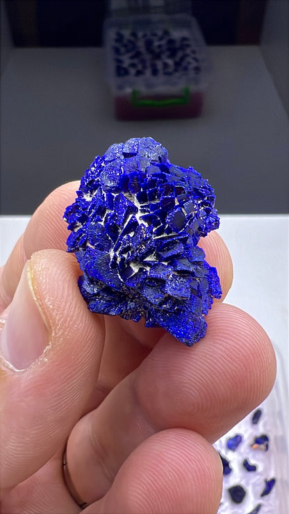 Blue Azurite Crystal  Specimen Lot 60-70 Pieces