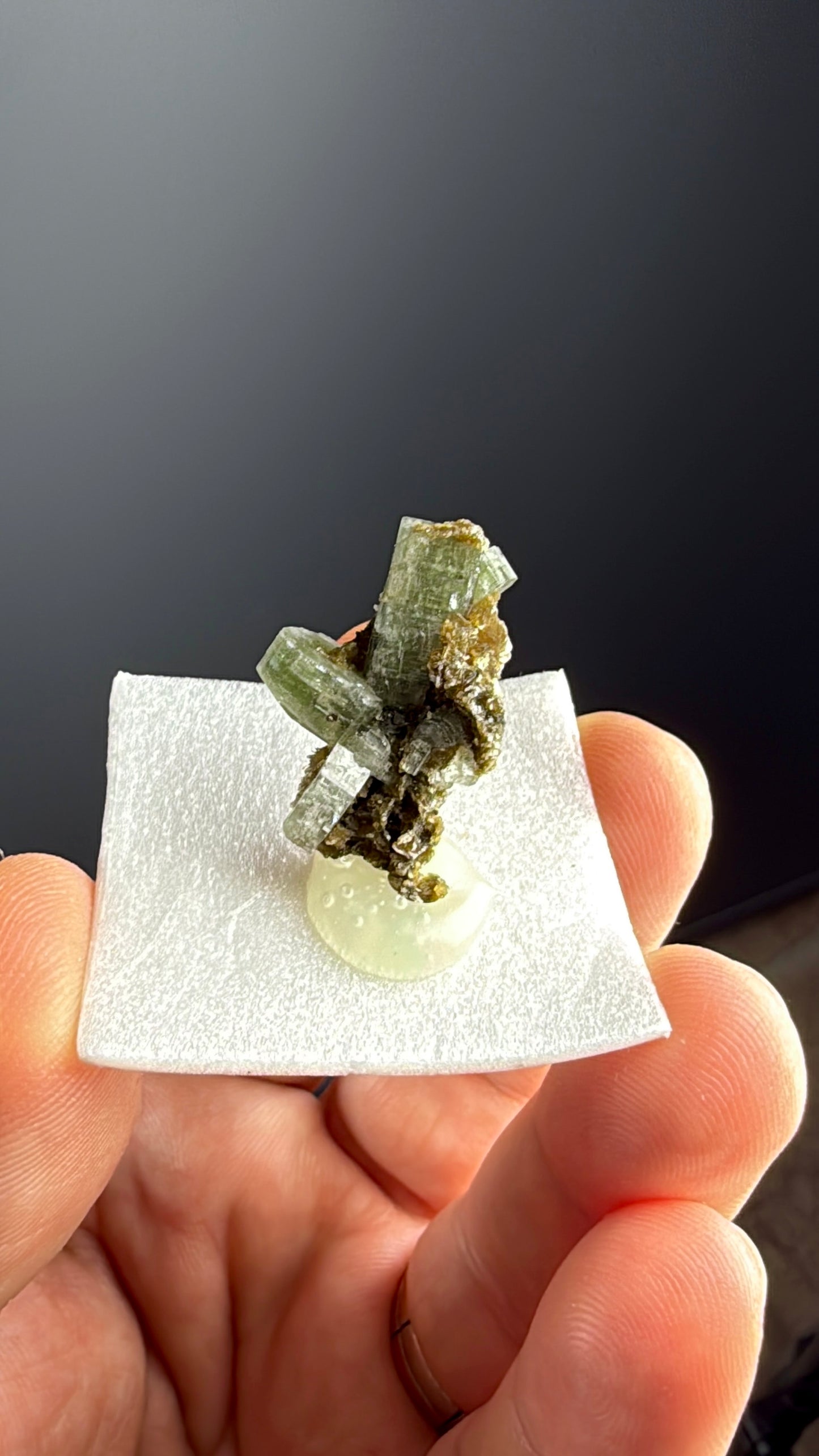 Green Apatite with Muscovite Lot