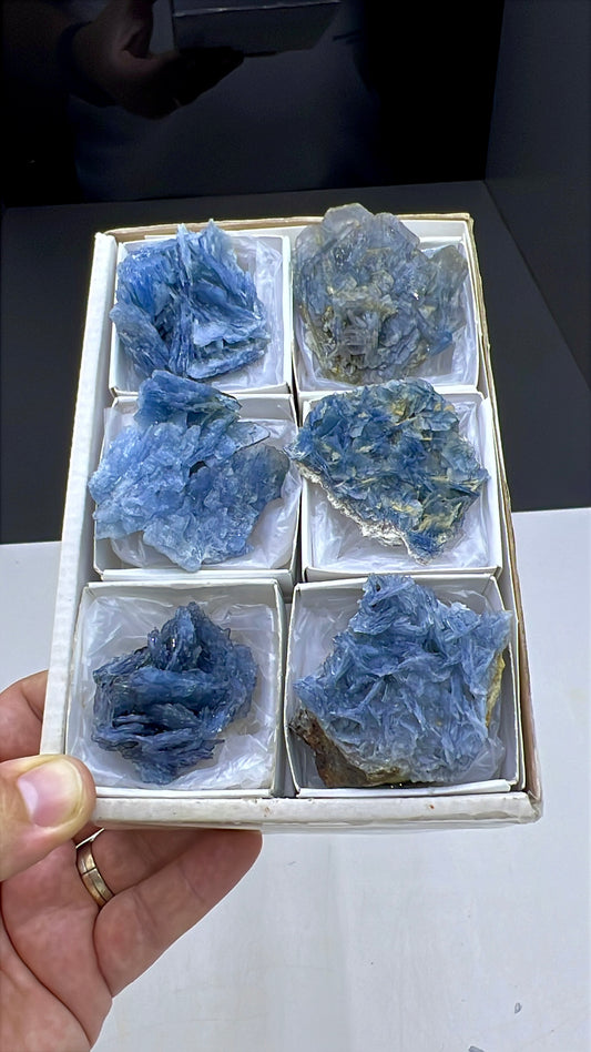 Blue Barite Specimen Lot