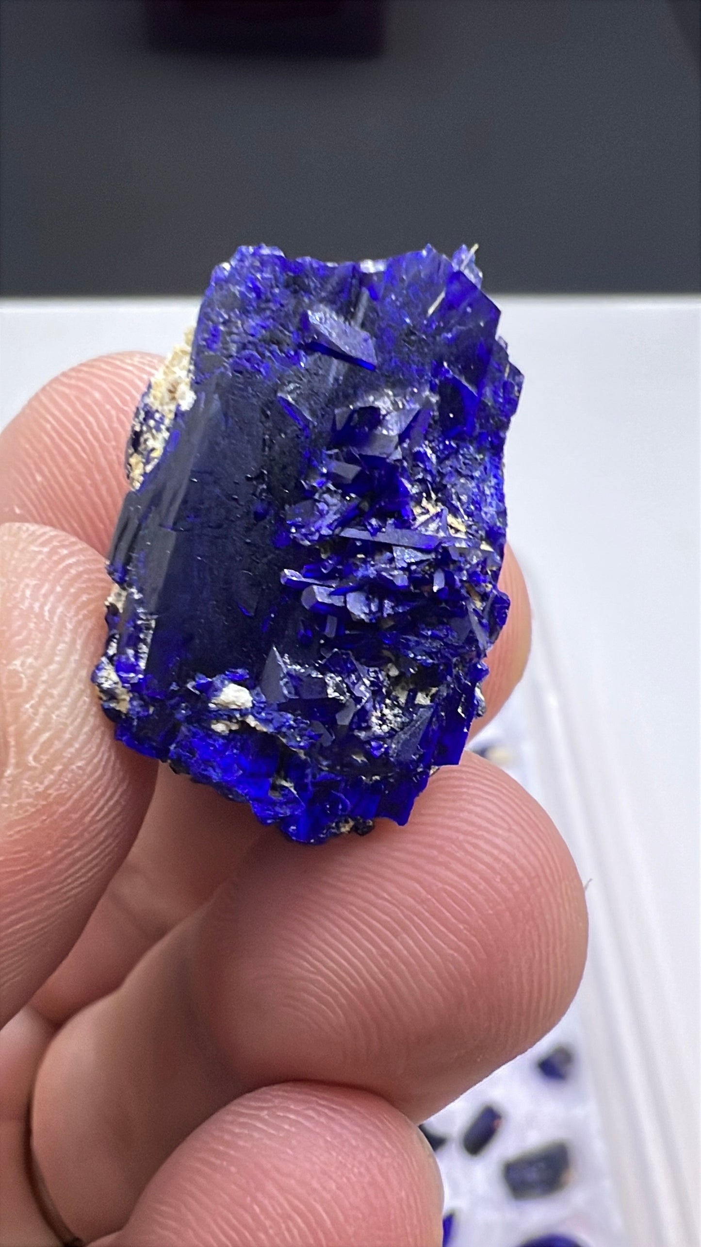 Blue Azurite Crystal  Specimen Lot 60-70 Pieces