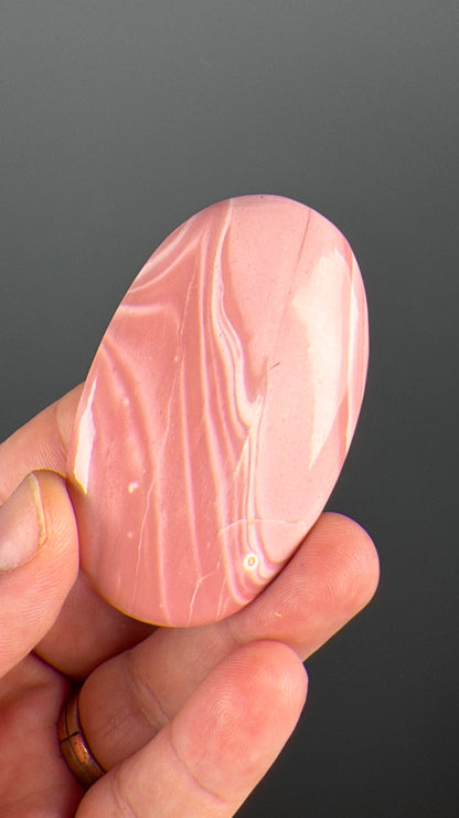 Pink Opal Crystal Palm Stone Lot