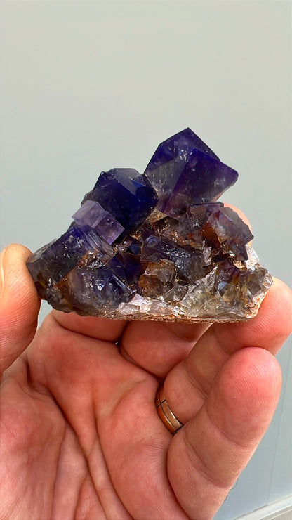 Color Change Green-Purple Fluorite  Crystal Lot