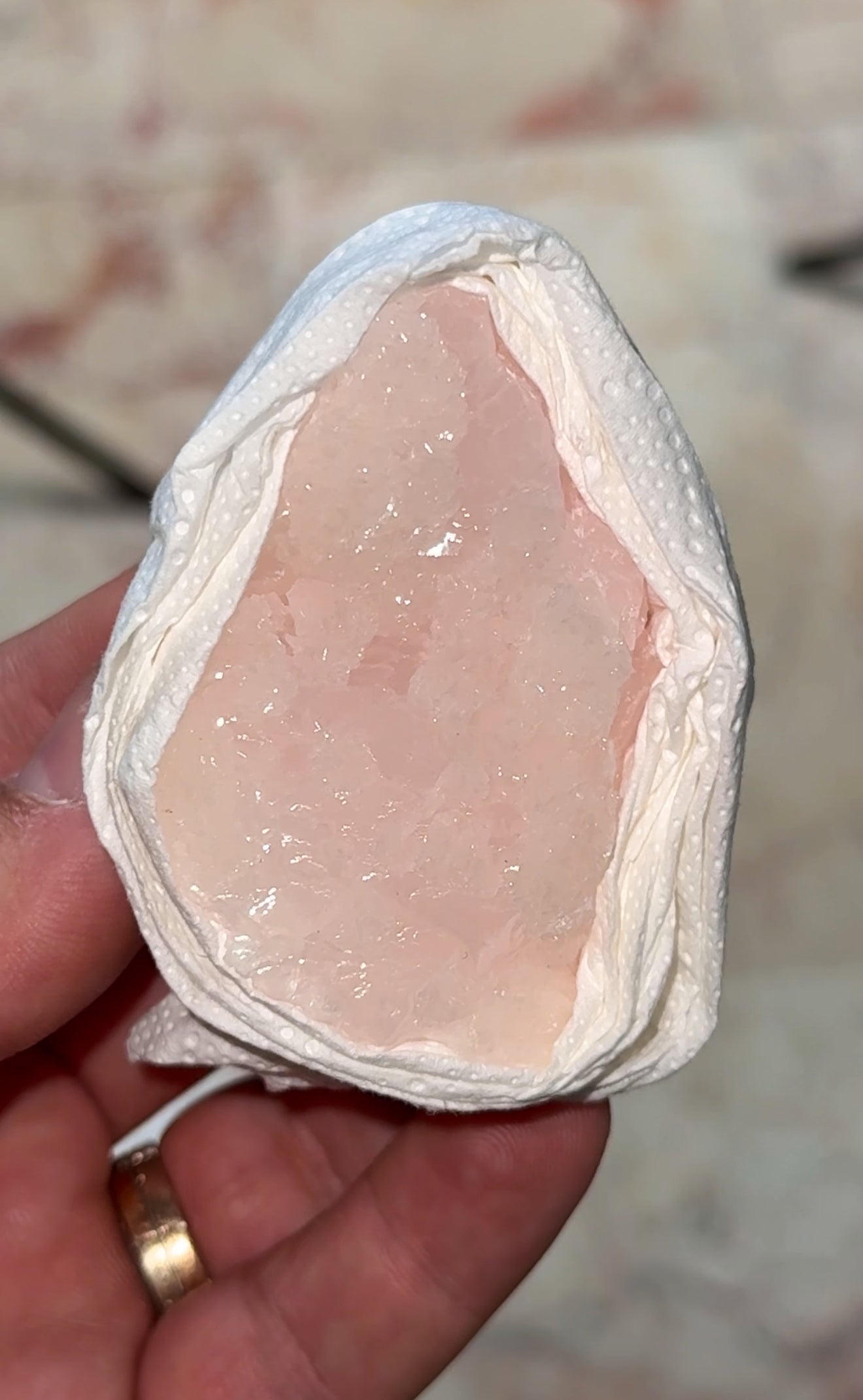 UV Pink Mangano Calcite Crystal Lot