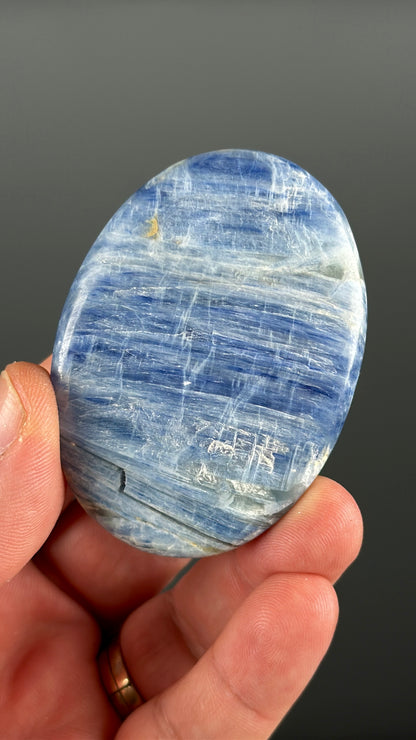 Blue Kyanite Crystal Palm Stone Lot