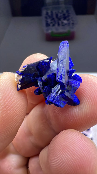 Blue Azurite Crystal  Specimen Lot 60-70 Pieces