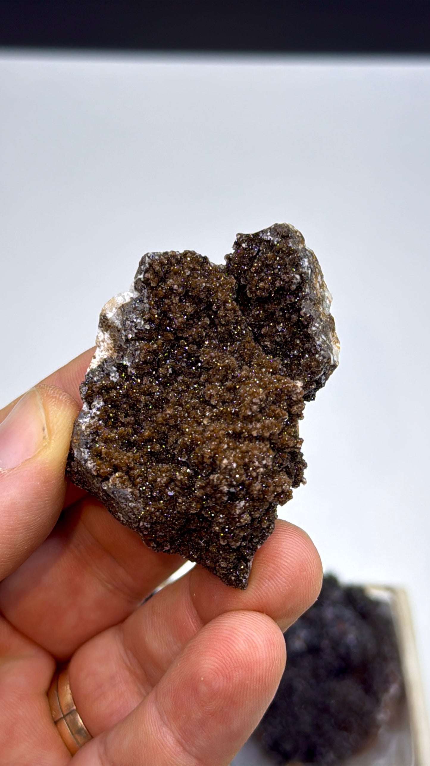 Combination of Quartz, Manganese Oxide, Red Hematite, Limonite and Calcite Mineral Specimen Lot