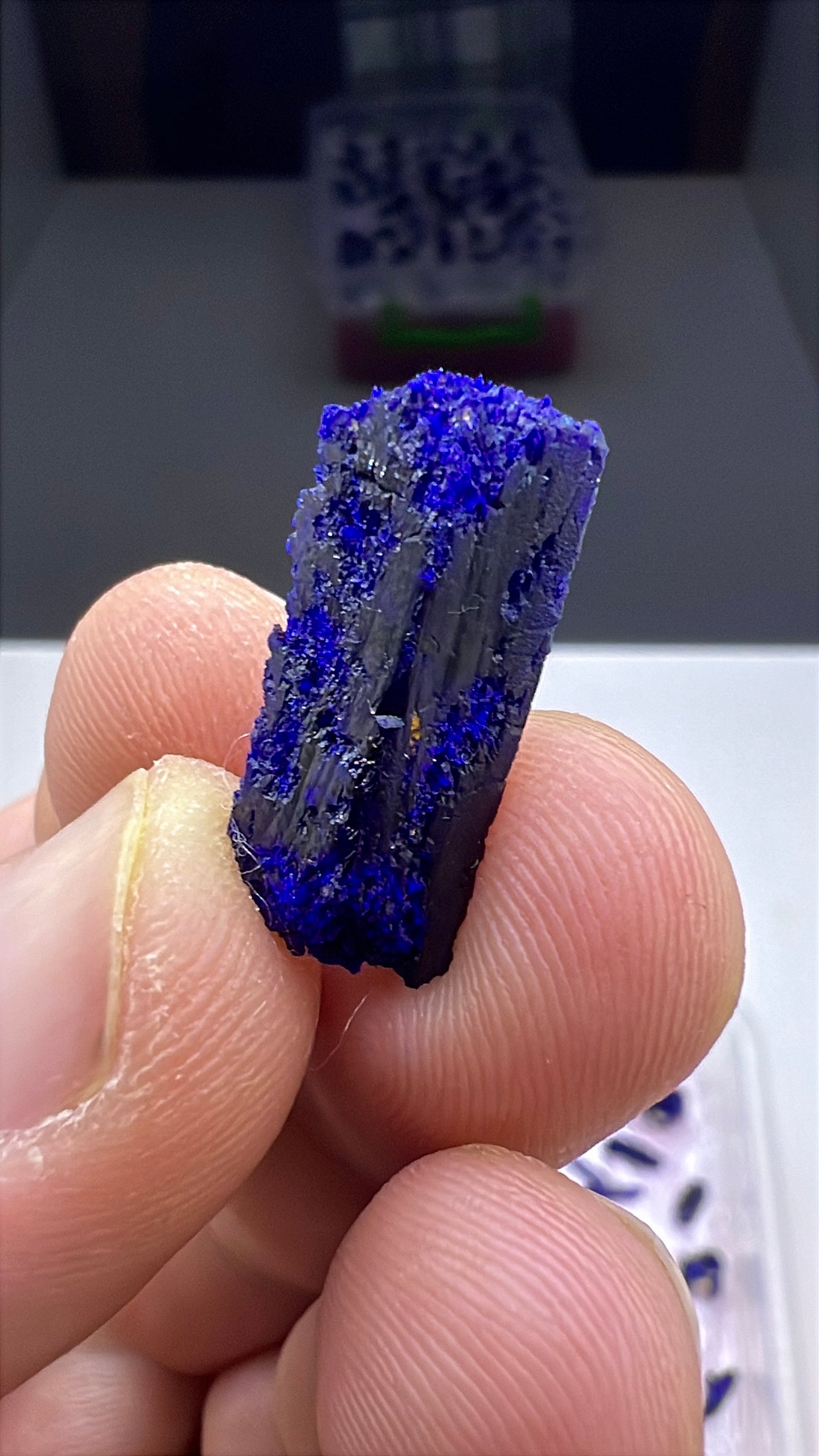 Blue Azurite Crystal  Specimen Lot 60-70 Pieces