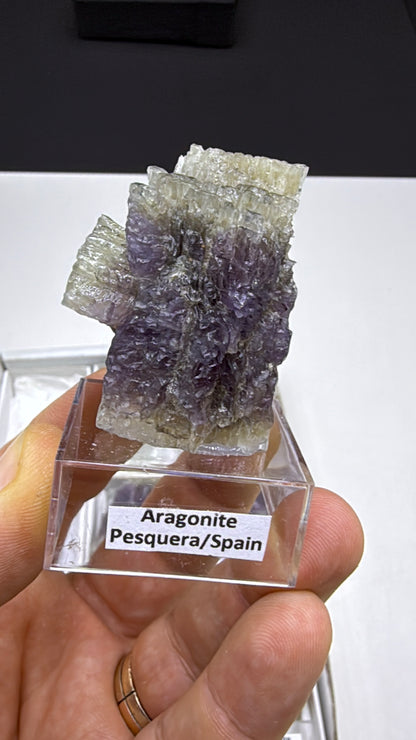 Purple Aragonite Specimen Lot