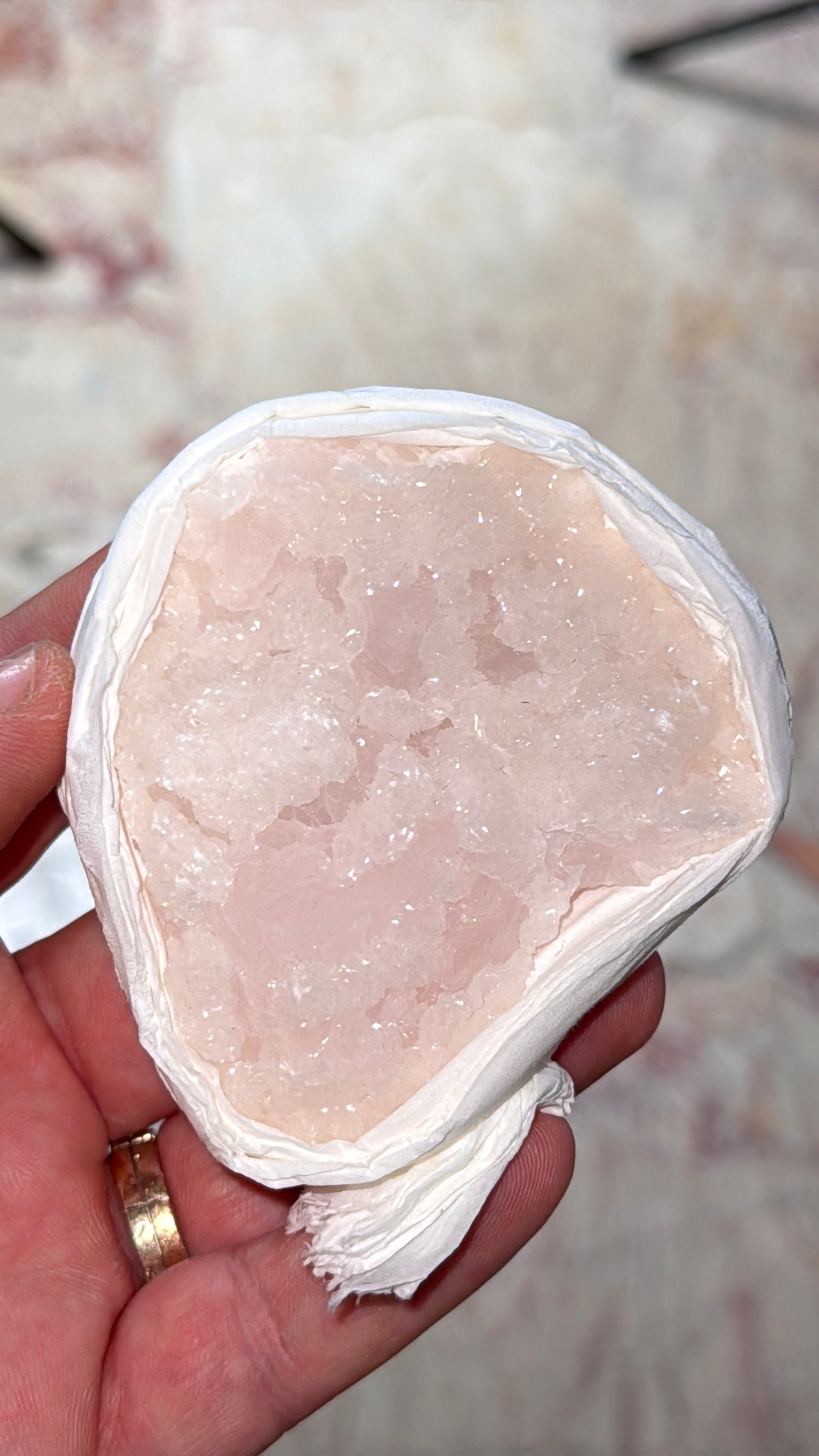 UV Pink Mangano Calcite Crystal Lot