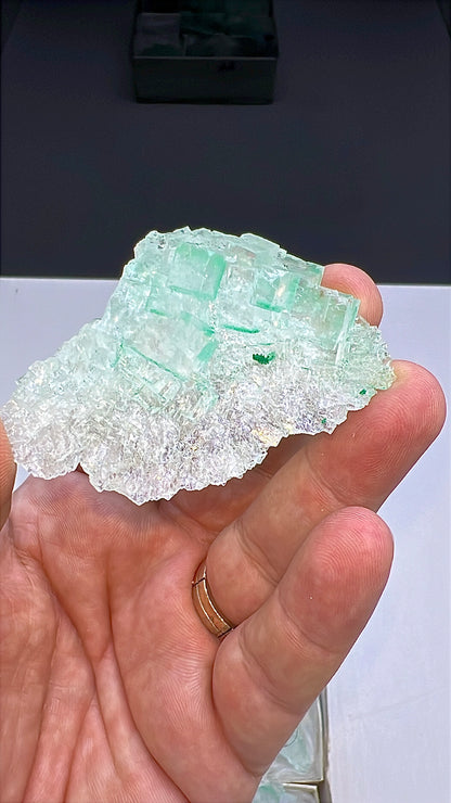 Green Halite Crystal Lot