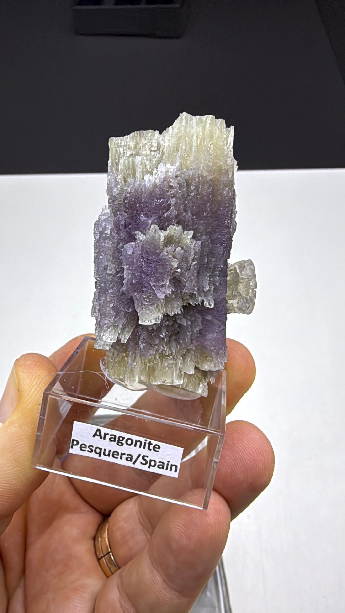 Purple Aragonite Specimen Lot