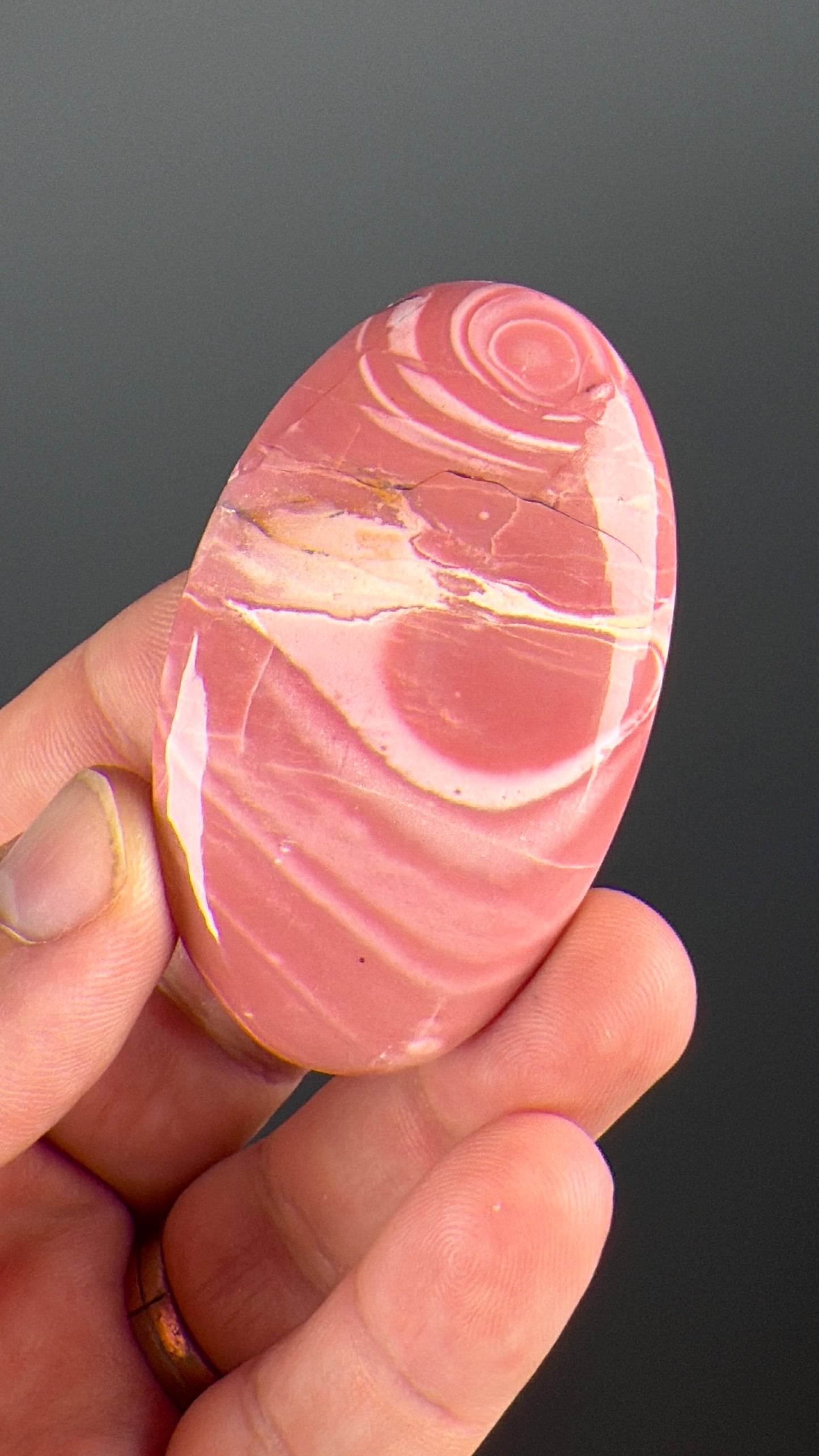 Pink Opal Crystal Palm Stone Lot