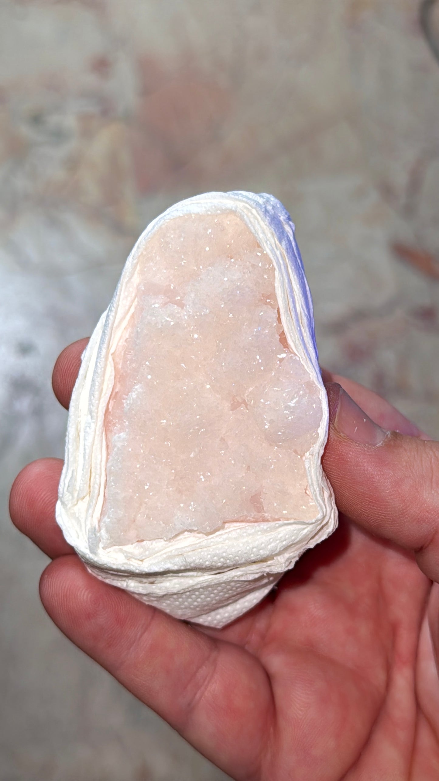 UV Pink Mangano Calcite Crystal Lot