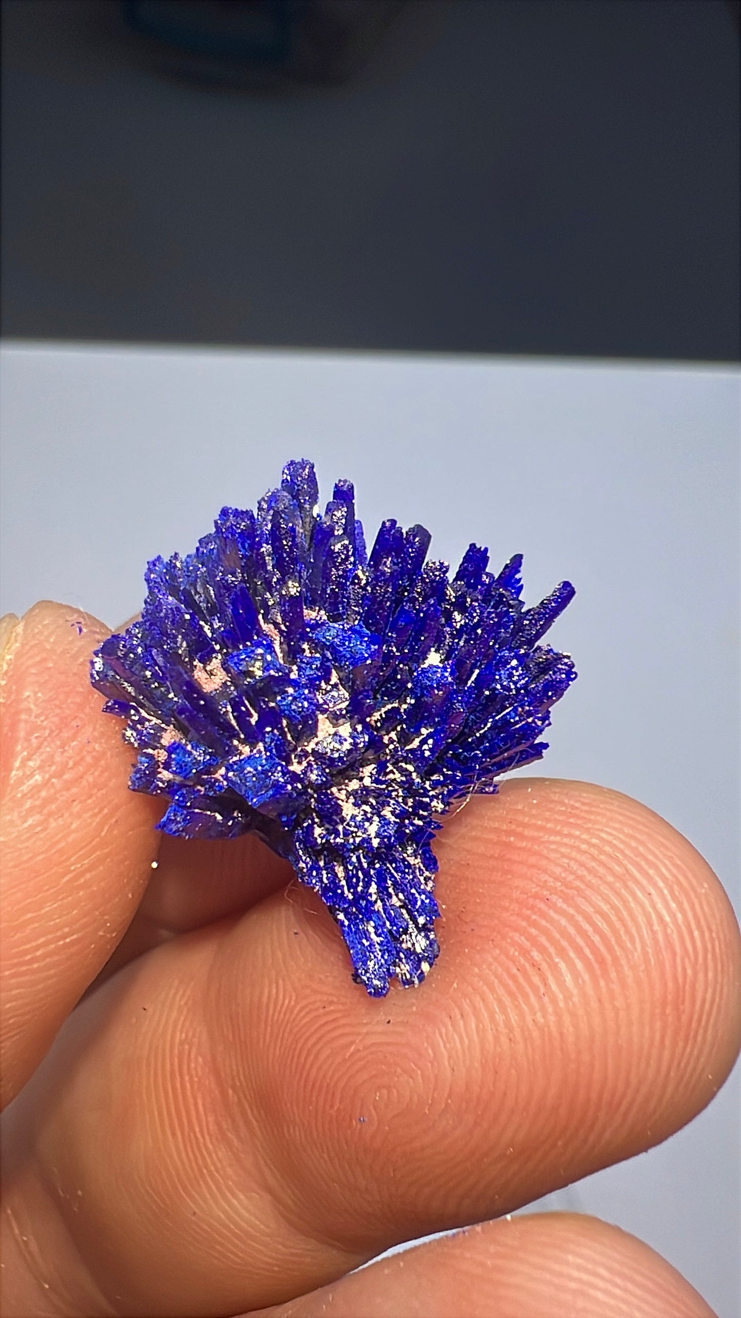 Blue Azurite Crystal  Specimen Lot 60-70 Pieces