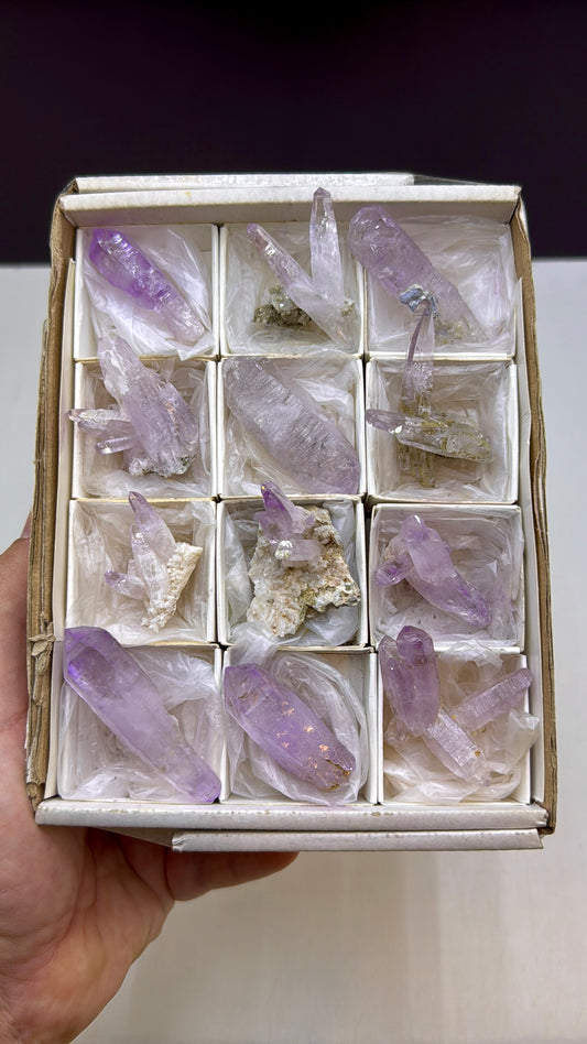 Vera Cruz Amethyst Crystal Lot