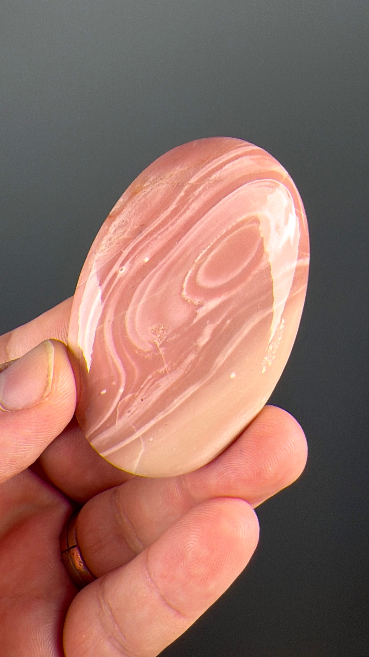 Pink Opal Crystal Palm Stone Lot